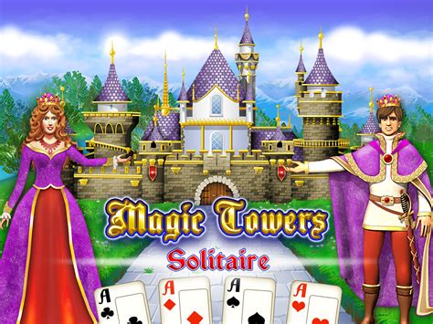 Enjoy the fantastical graphics of Magic Castle Solitaire